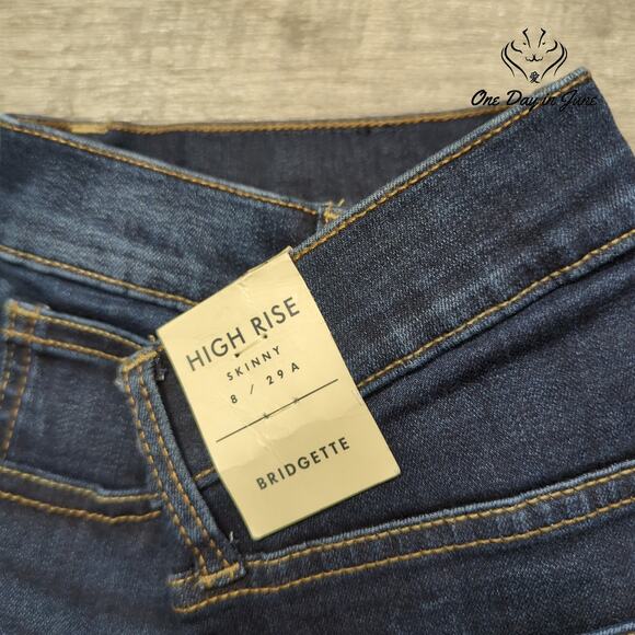 Lucky Brand High Rise Skinny Jeans Size 8 - Picture 2 of 6